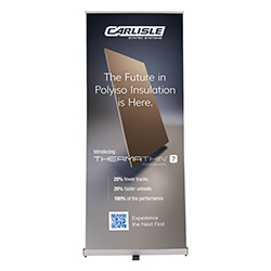 33.5" RETRACTABLE BANNER KIT (THERMATHIN)