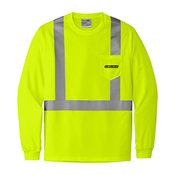 CORNERSTONE ANSI 107 CLASS 2 LONG SLEEVE TEE