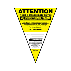 8.72" X 11.1" ROOF HATCH STICKER